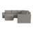 Flex 6 - Piece Upholstered Wide Arm Modular Sectional With Storage Ottoman-124389695-124389694