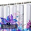 Rideau de douche mignon avec 12 crochets-1414539746