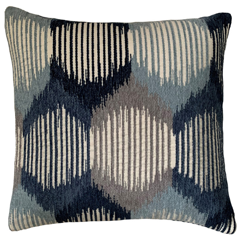 Geometric Reversible Throw Pillow, 24" x 24"