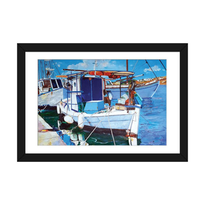 Fishing Port Wall Art Print - Framed Fine Art Paper