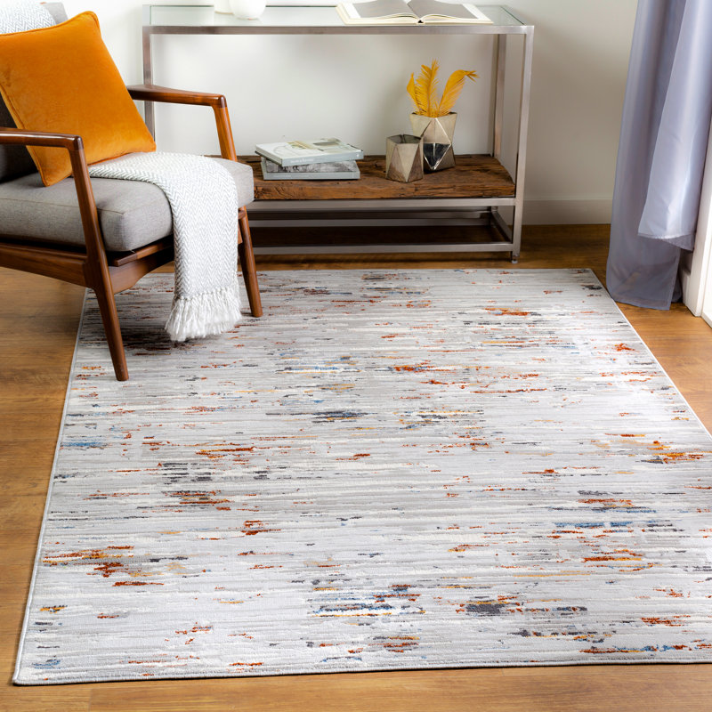 Abstract Indoor Rug, Rectangle 8'10" x 12'