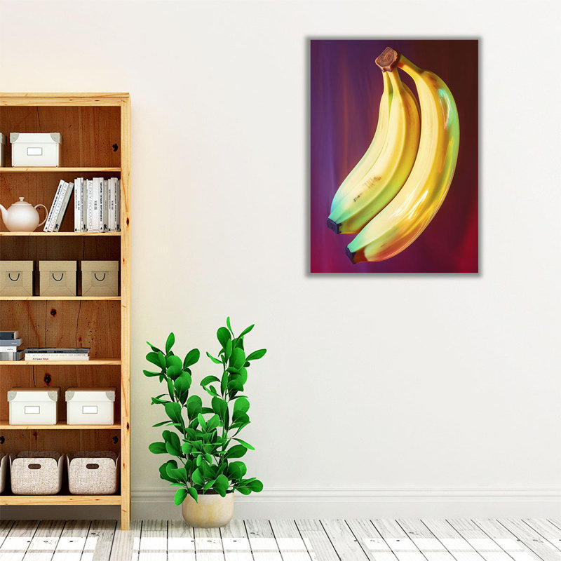 The Bananas - reproduction d'art sur toile, H 24 po x l 18 po