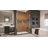 DreamLine Elegance-LS 44 3/4 - 46 3/4 inch W x 72 inch H Frameless Pivot Shower Door in Brushed Nickel-121723722-122531103
