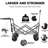 Versatile Foldable Wagon With Removable Canopy And Multiple Storage Options-112318236