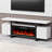 69'' TV Stand for TVs up to 80'' with Electric Fireplace and Adjustable Shelves-1110094164
