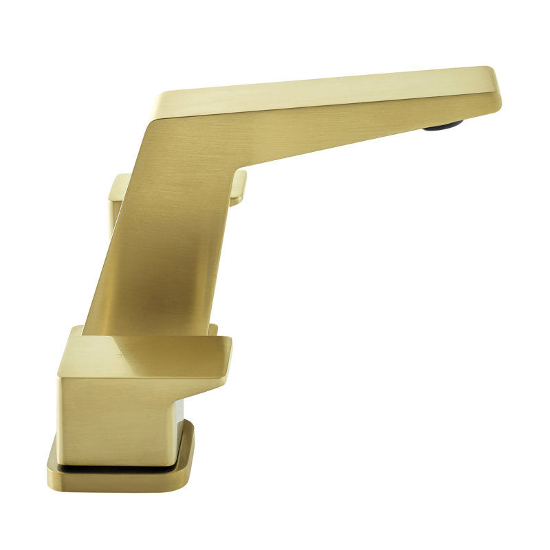 Robinet pour salle de bain Carré, Or brossé