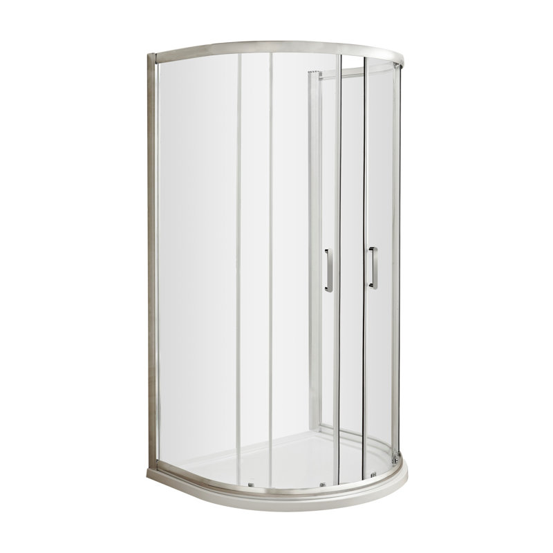 Pacific D Shape Shower Enclosure - 1850 x 1050 mm
