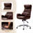 Corjan Mid-Century Modern Gas Lift Swivel Executive Chair or Office Chair with Headrest-25596268-94848023