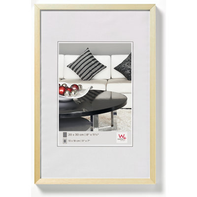 Metal Picture Frame with Mat