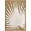 «Tropical Palm Classic Fan Palm Leaf Botanical Neutral Organic Modern», reproduction d'art encadrée sur toile-73333517-73333514
