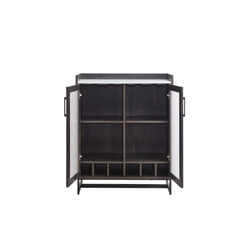 Bar d'appoint Wisser Source, Noir