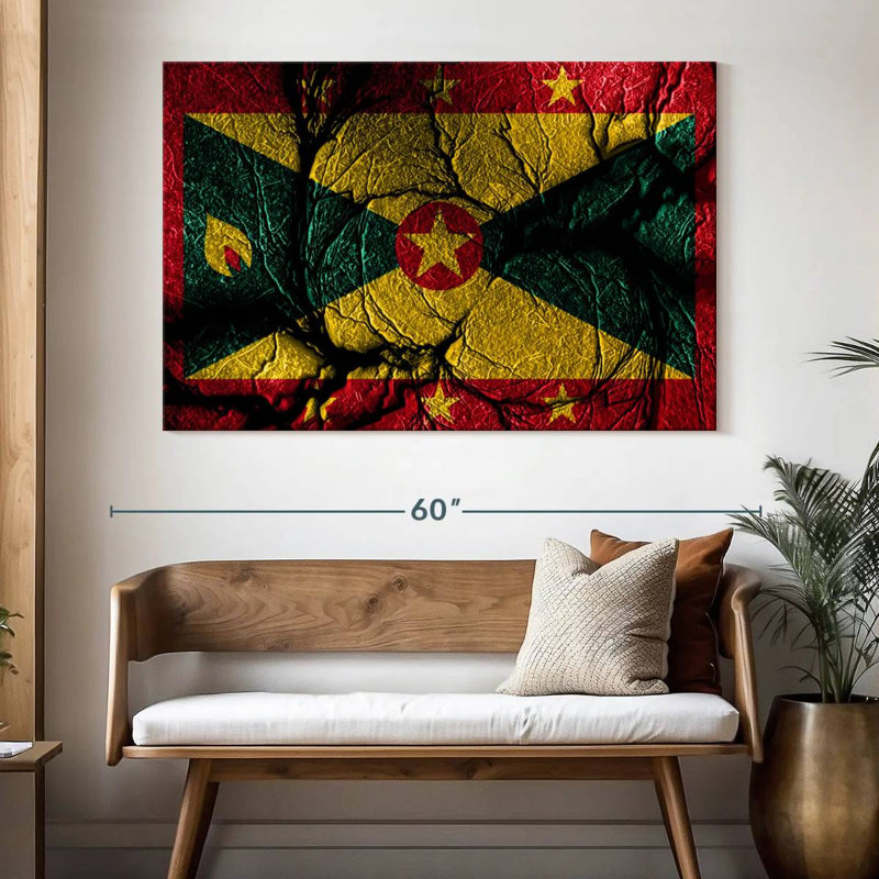 Borges Grenada Flag, 34" H x 51" W