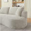 Boneless Modern Curved L-Shape Luxury Sectional Oversized Sofa: Minimalist Design, Comfy Sleeper Couch For Living Room, Apartment & Reception Spaces,No Assembly Required-1886484456-1886483477