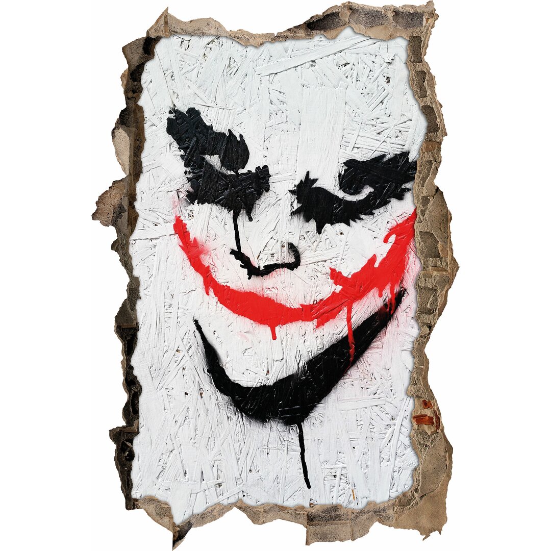 Wandtattoo Jokerface