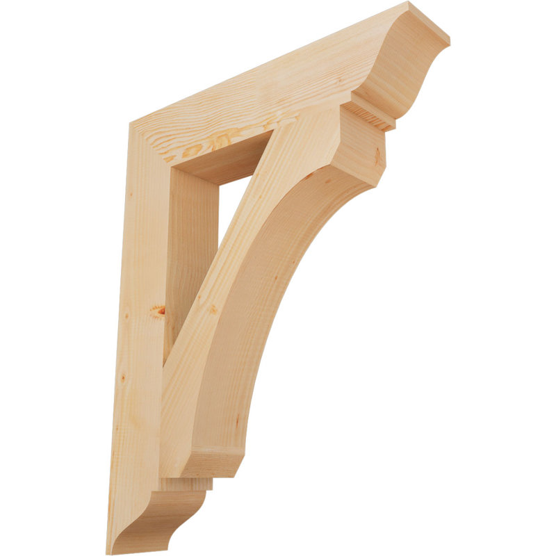 Support traditionnel lisse l 5 1/2 po x P 30 po x H 38 po, sapin Douglas, Douglas (lisse), H 38 po x l 5,5 po x P 30 po