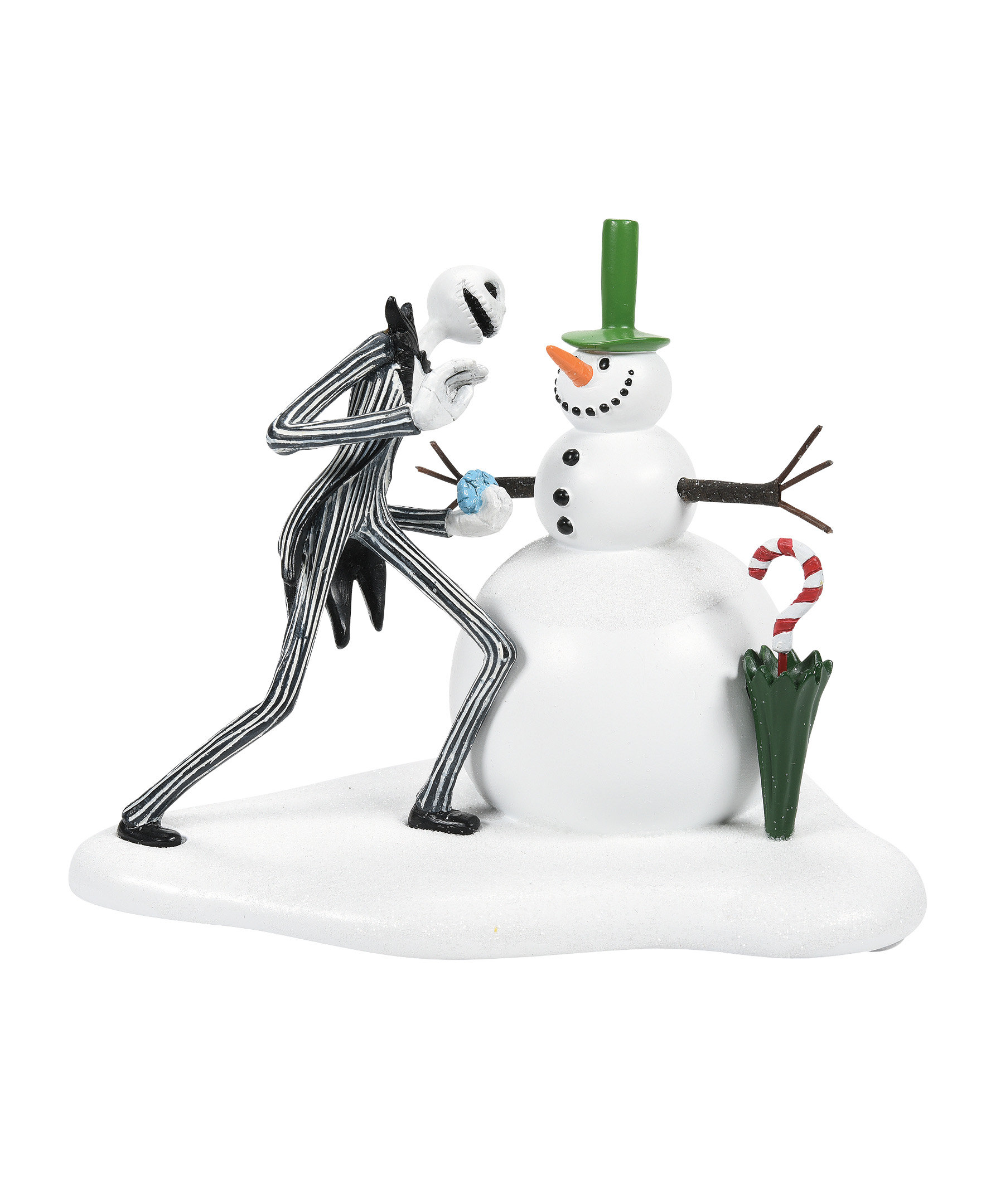 Department 56 Nightmare Before Christmas Village Jack Sees His First Snowman Figurine 3.9in H