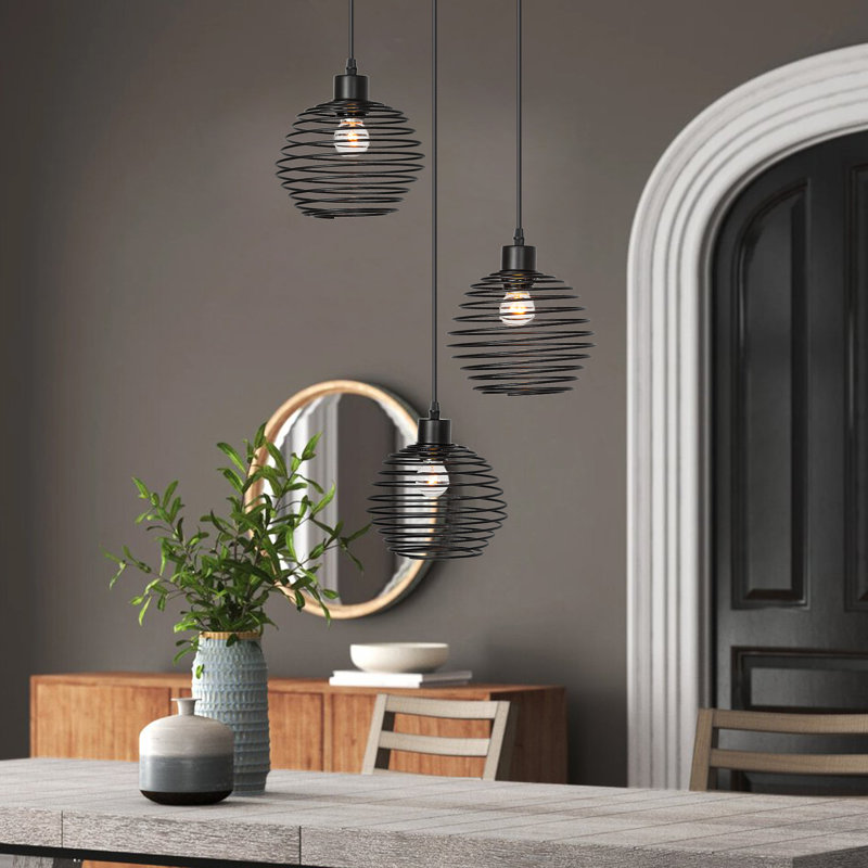 Luminaire suspendu sphère 3 lumières Fariah