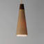Luminaire suspendu conique à 1 lumière Cayra