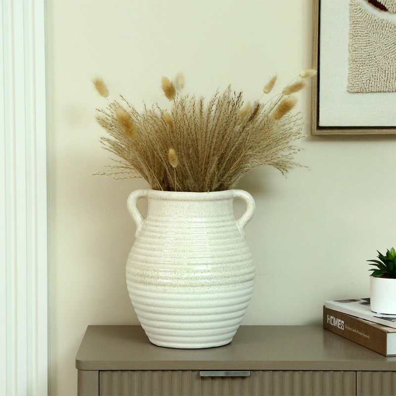 Ceramic / Porcelain Table Vase, 26cm H x 22cm W x 21.50cm D