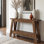 Petite console 41,3 "pour vestibule, table de ferme en bois
