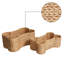 Ensemble de 2 paniers de rangement en forme de os Digby tissés à la main-1342965908