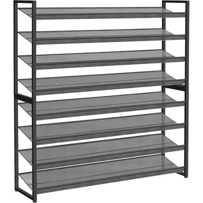 Shoe Rack, Large Metal Shoe Organizer,Max Holds 50 Pairs,8 Tier Shoe Storage Shelf for Garage
