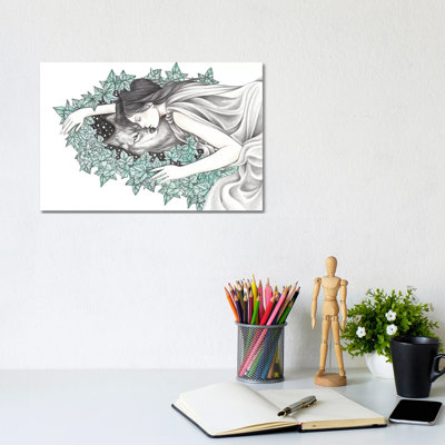 Spirit Wolf by Andrea Hrnjak - Wrapped Canvas Gallery-Wrapped Canvas Giclée
