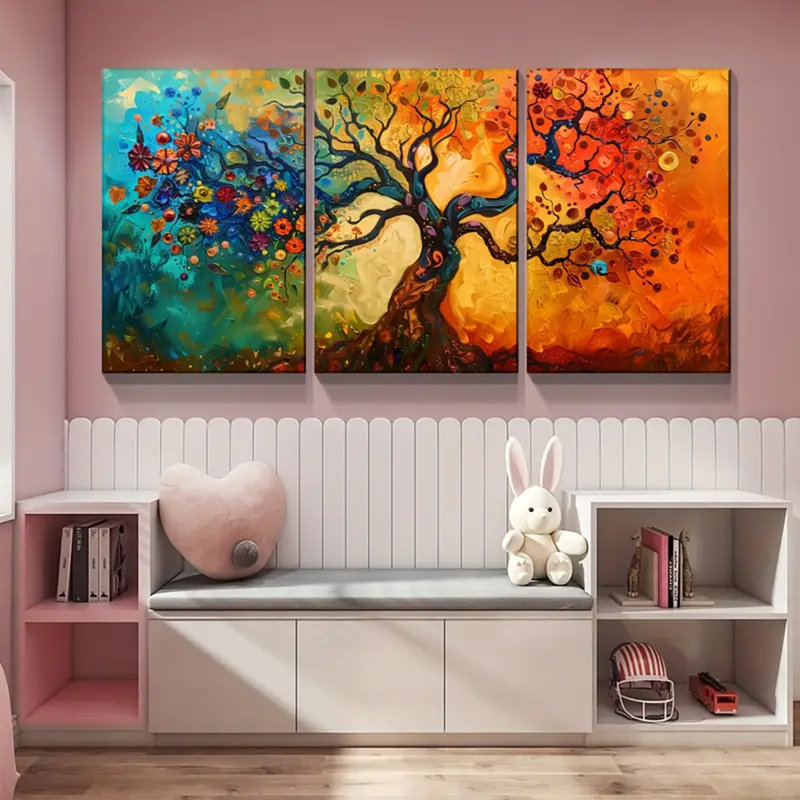 3 Piece Wrapped Canvas Print