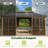 16 Ft. W X 12 Ft. D Outdoor Hardtop Sunroom Gazebo – Fully Enclosed Aluminum Solarium with Wood Grain Finish, Sliding Doors & Slideable PE Screen Windows, and Galvanized Steel Double Roof for Patio, Deck & Hot Tub-127656765