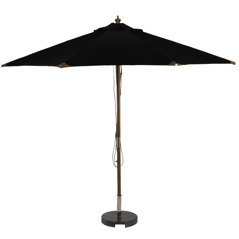 Belle 300cm Market Parasol, Black