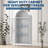 73'' Tall Metal Arched Cabinet, Kitchen Pantry Storage Cabinet