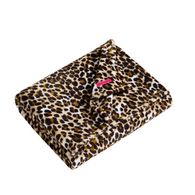 Betsey Johnson Printed Soft Plush Fleece Blankets