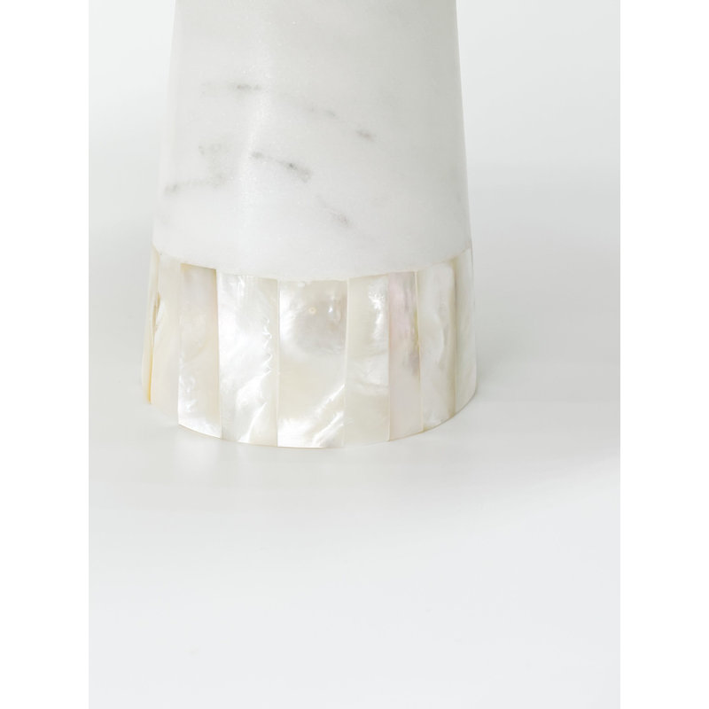 Présentoir à gâteaux en marbre Mother of Pearl