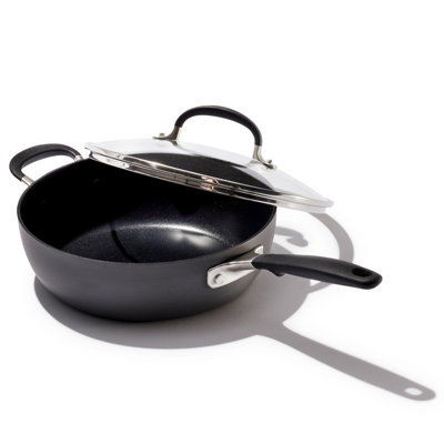 OXO 7 in. Non Stick Hard-Anodized Aluminum Saute Pan with Lid