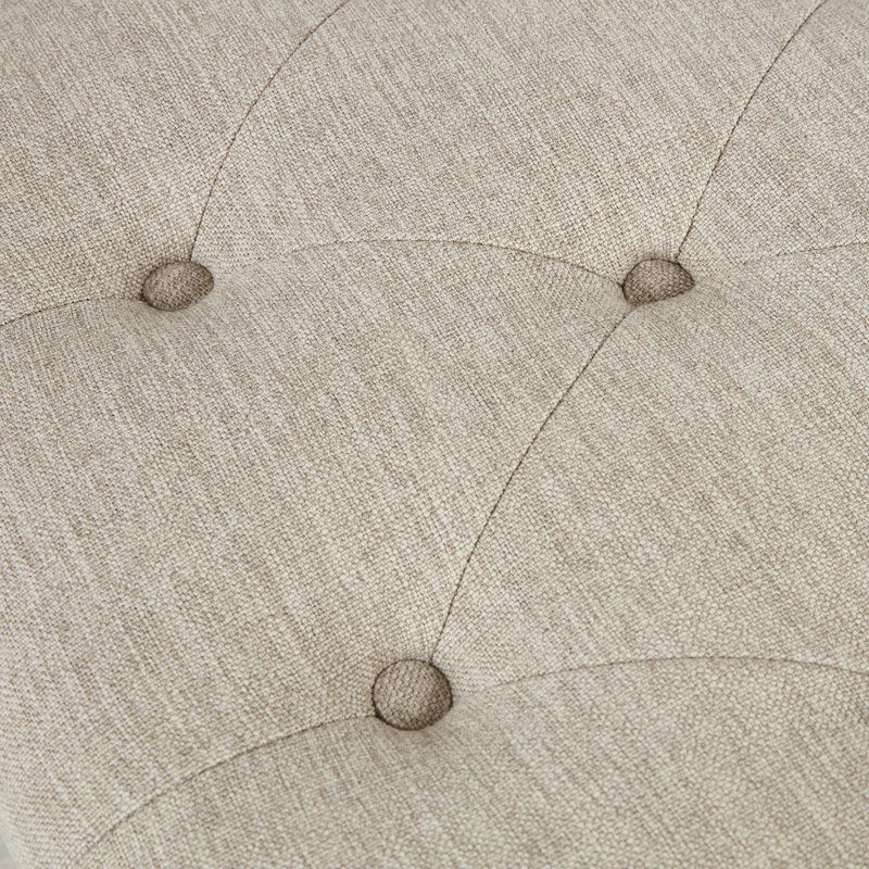 Banc d'appoint avec coussin de siège rembourré