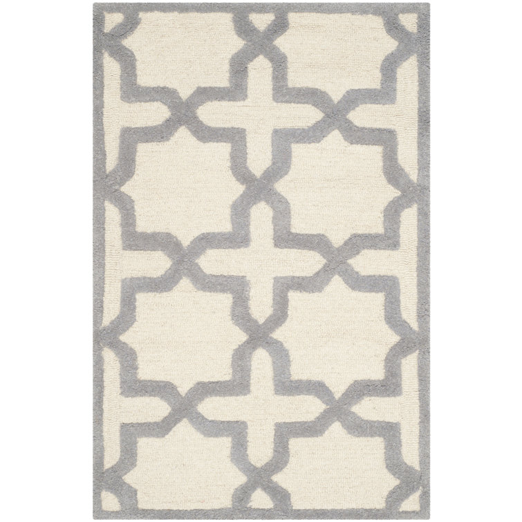 Cannen Hand Tufted Wool Geometric Rug
