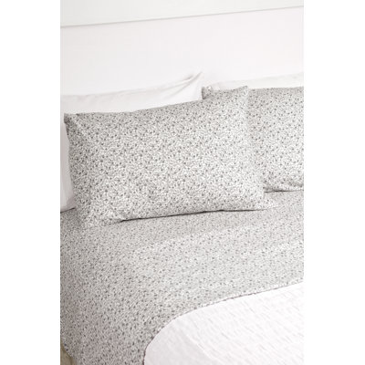 100% Cotton Standard Floral Sheet Set