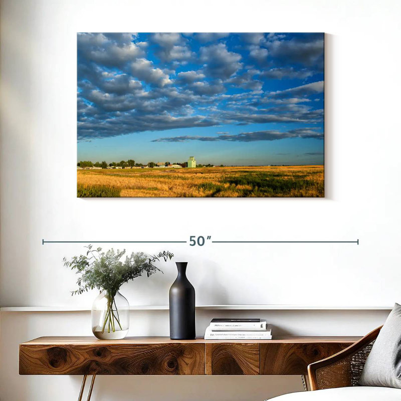 Alvord Alberta Stavely Prairie Landscape, H 26 po x l 39 po