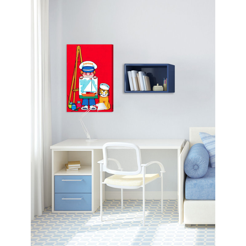 «Captain», reproduction sur toile tendue, H 45 po x l 30 po