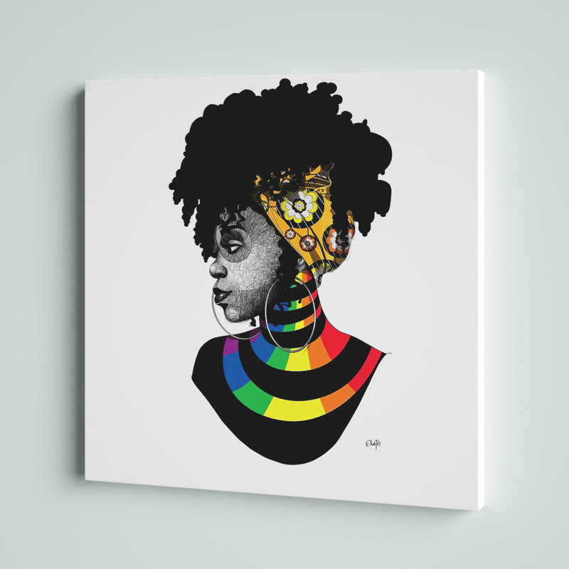 «On Stripes» par Ohab TBJ - impression d'art graphique, Toile tendue, H 12 po x l 12 po x P 0,75 po