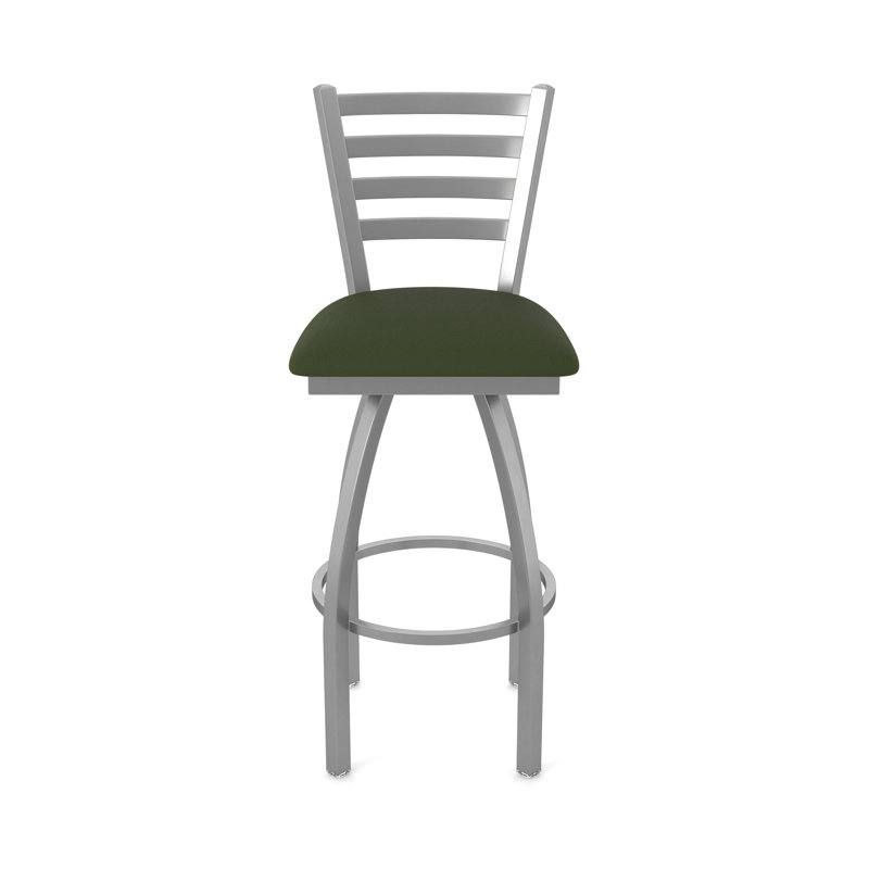 Tabouret pivotant Jackie, Inoxydable, Vinyle - pin Canter, Très grand (siège d'une hauteur de 36 po)