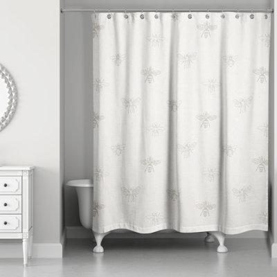 Rideau de douche simple abstrait