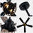 52" Modern Matte Black Ceiling Fan with Light and Remote, Quiet DC Motor, Reversible Fan Light for Living Room & Bedroom