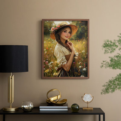 WOMEN Series CCXCVIII Framed Print - Solid Wood