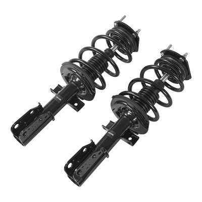 Front Shock Absorber Strut Assembly, 2Pcs Shock and Strut Assembly with Coil Spring, Fit 2007-2012 GMC Acadia, 2008-2012 Buick Enclave, 2009-2012 Chevrolet Traverse, Replace OE 11680 / 172518