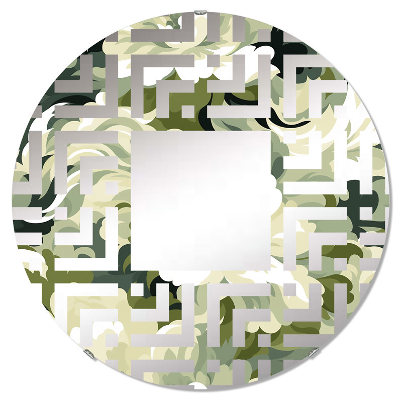 Zen Floral Retreat I - Maze, 31,4 po x 31,4 po