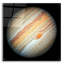  «Jupiter 2» par la téléscope Hubble de la NASA, art mural en verre acrylique, 36 po x 36 po-1746006868