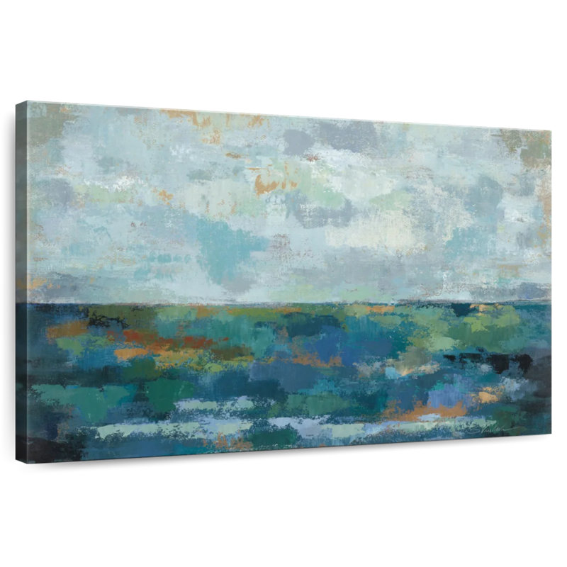Croquis de paysage marin Alvord IV, H 8 po x l 12 po