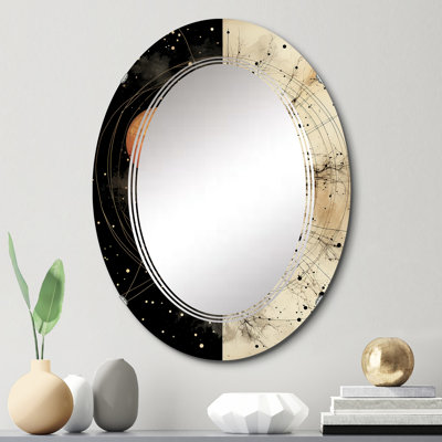 Blazon - Miroir mural moderne ovale