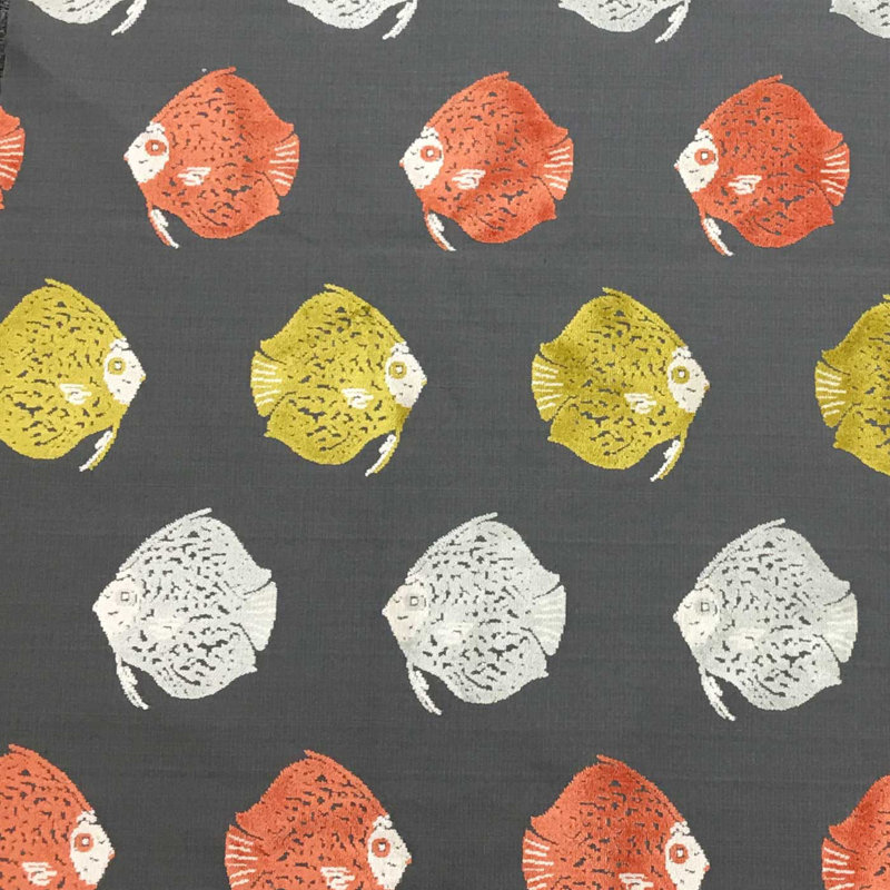 Tissu de revêtement en velours Dori-Seamoon, Sorbet